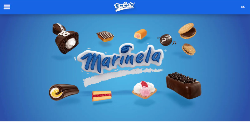 Marinela USA snackfood site